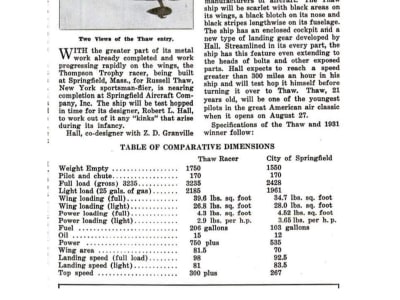 Flying Magazine, August/September 1932